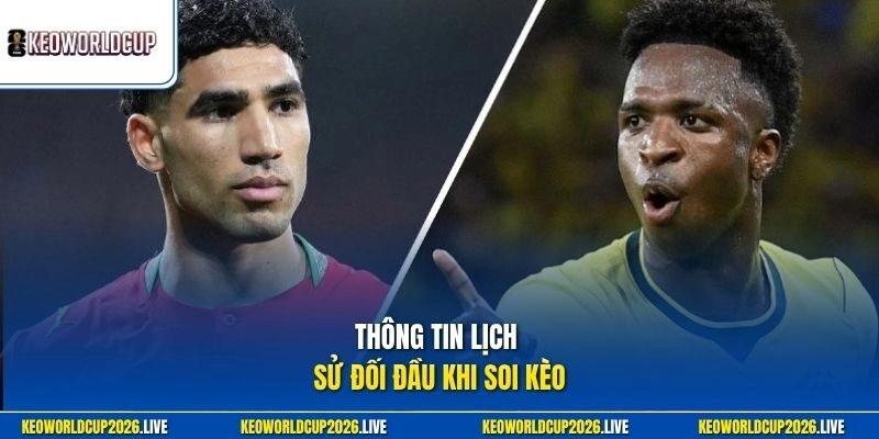 Thông tin lịch sử đối đầu khi soi kèo